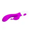 Pretty Love - Pete/Hyman Purple Punkt G. Prążkowany wibrator z króliczkiem. Silny orgazm pochwowo-łechtaczkowy. Top produkt!