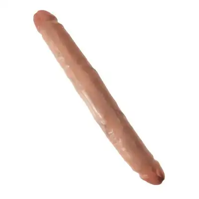King Cock - Slim Double Dildo 31cm. Podwójna rozkosz! Najwyższa jakość produktu. 