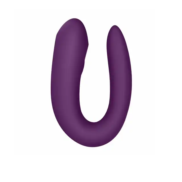 Satisfyer - Partner Vibrator. Ultra nowoczesny fioletowy wibrator dla par. Sterowany aplikacją. Nowość! 