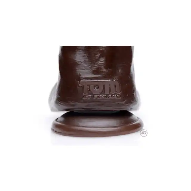 Tom of Finland - Break Time XL Dildo. Wielkie, czarne, realistyczne dildo z silikonu premium! 