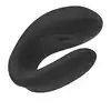 Satisfyer - Partner Vibrator. Ultra nowoczesny czarny wibrator dla par. Sterowany aplikacją. Nowość! 