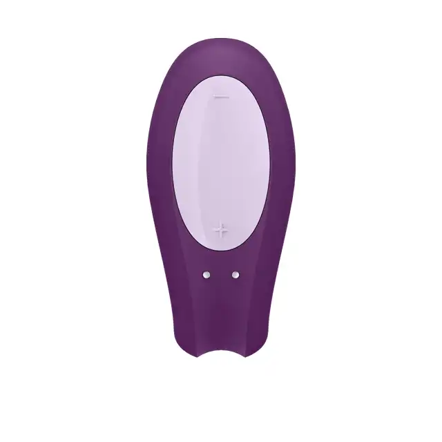 Satisfyer - Partner Vibrator. Ultra nowoczesny fioletowy wibrator dla par. Sterowany aplikacją. Nowość! 