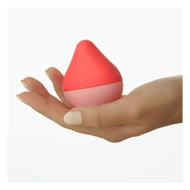 Iroha - Mini Vibrator Ume Anzu. Mieszczący się w ręce mini wibrator z ultra przyjemnego silikonu. 