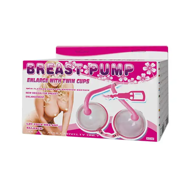Breast Pump - Enlarge with Twin Cups. Podwójna pompka do biustu, powiększaj obydwie piersi na raz!