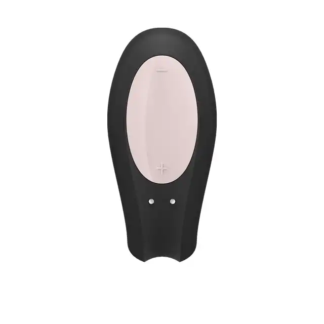 Satisfyer - Partner Vibrator. Ultra nowoczesny czarny wibrator dla par. Sterowany aplikacją. Nowość! 