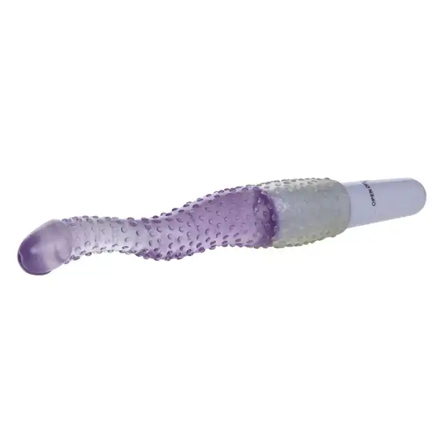 Baile - Jelly Vibrator Purple. Uroczy i słodki żelowy wibrator ze specjalnymi wypustkami! 
