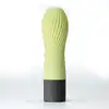 Iroha - Zen Vibrator Matcha. Designerski zielony wibrator z miękkiego jak pianka silikonu Soft-Touch! Ekskluzywna kolekcja. 