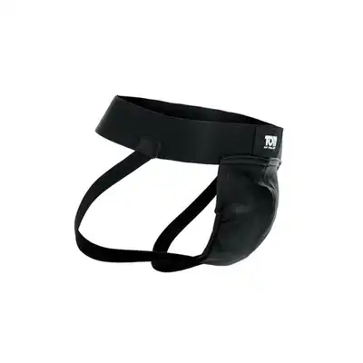 Tom of Finland - Leather Jockstrap. Skórzany jockstrap z elastycznym pasem. 