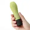 Iroha - Zen Vibrator Matcha. Designerski zielony wibrator z miękkiego jak pianka silikonu Soft-Touch! Ekskluzywna kolekcja. 