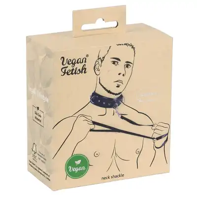 Vegan Fetish - Neck Shackle. Obroża na szyję. 100% wegańska produkcja, stylowy design!
