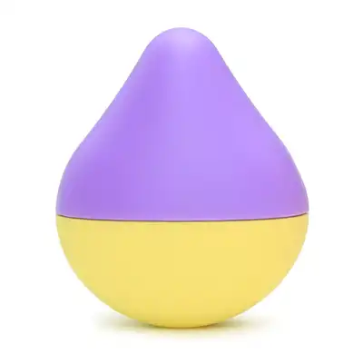 Iroha - Mini Vibrator Fuji Lemon. Mieszczący się w ręce mini wibrator z ultra przyjemnego silikonu. 