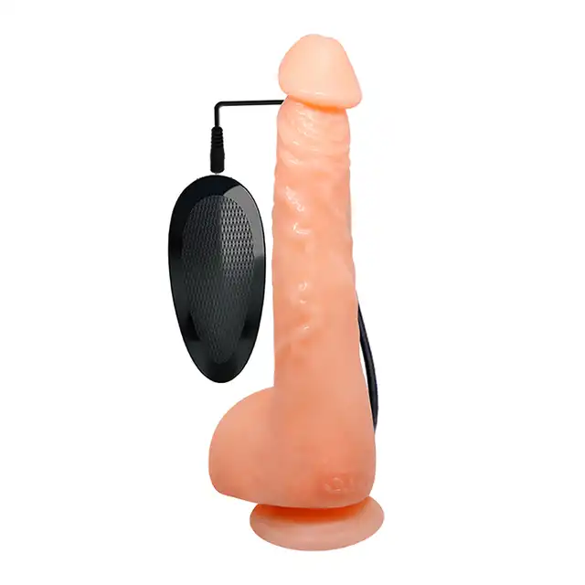 Bonny - Wibrujące dildo z przyssawką. Sterowane pilotem. Najwyższej jakości materiał. 