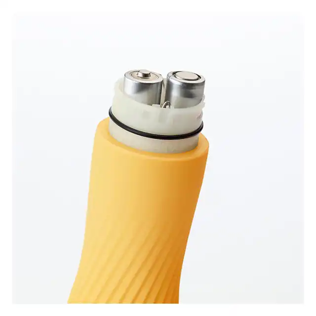 Iroha - Zen Vibrator Yuzucha. Designerski żółty wibrator z miękkiego jak pianka silikonu Soft-Touch! Ekskluzywna kolekcja. 