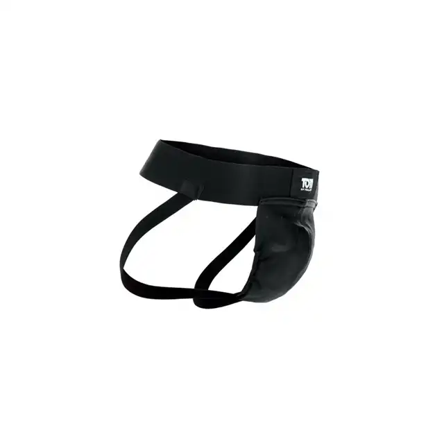 Tom of Finland - Leather Jockstrap. Skórzany jockstrap z elastycznym pasem. 