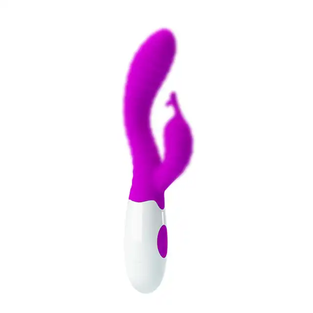 Pretty Love - Pete/Hyman Purple Punkt G. Prążkowany wibrator z króliczkiem. Silny orgazm pochwowo-łechtaczkowy. Top produkt!