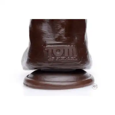 Tom of Finland - Break Time XL Dildo. Wielkie, czarne, realistyczne dildo z silikonu premium! 