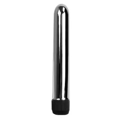 Baile - Passion Vibrator. Srebrny, błyszczący wibrator. Dyskretny i kompaktowy. 