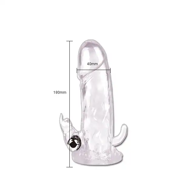 Brave Man - Vibrating Sleeve. Wibrująca nakładka na penisa. Uniwersalny rozmiar!