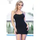 Chilirose - Black Minidress with String M. Kusząca czarna krótka sukienka. 
