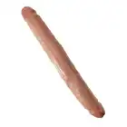 King Cock - Slim Double Dildo 31cm. Podwójna rozkosz! Najwyższa jakość produktu. 
