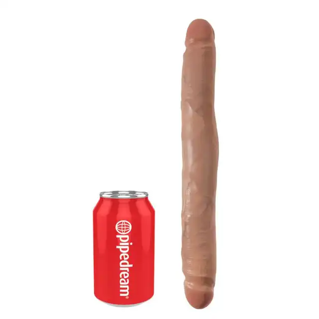 King Cock - Slim Double Dildo 31cm. Podwójna rozkosz! Najwyższa jakość produktu. 