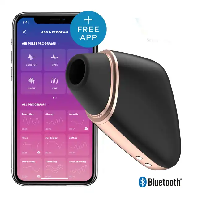 Satisfyer - Love Triangle. Sensualny stymulator z silnymi wibracjami, sterowany aplikacją. 