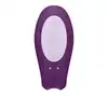 Satisfyer - Partner Vibrator. Ultra nowoczesny fioletowy wibrator dla par. Sterowany aplikacją. Nowość! 