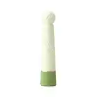 Iroha - Rin + Hisui Vibrator. Zielony ultra przyjemny w dotyku masażer, który zmieści się do Twojej ręki. 4 różne siły wibracji, 2 niezależne rytmy!