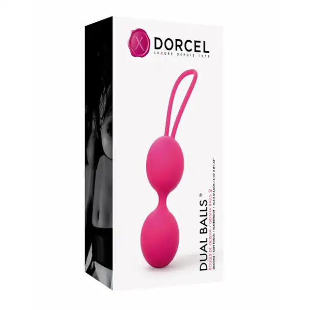 Dorcel - Dual Balls. Kulki gejszy renomowanej francuskiej marki. Niesamowite wzmocnienie mięśni kegla! 