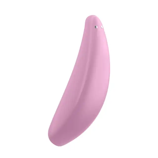Satisfyer - Curvy 3+. Niezwykły, wibrujący stymulator z aplikacją na telefon! Wibracje w rytmie ulubionej muzyki. 