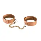 Bijoux Indiscrets - Maze Ankle &amp; Knee Cuffs Brown. Niezwykle stylowe i eleganckie kajdanki na nogi. Wysublimowane akcesoria dla kobiet. 