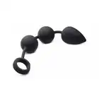 Tom of Finland - Large Silicone Weighted Anal Ball Plug. Ogromne i ciężkie, specjalnie wyprofilowane kulki analne z silikonu premium. 