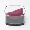 Iroha - Tori Clitorial Vibrator Dark Red. Ciemnoczerwony designerski, silny wibrator, który zmieści się w Twojej ręce.  