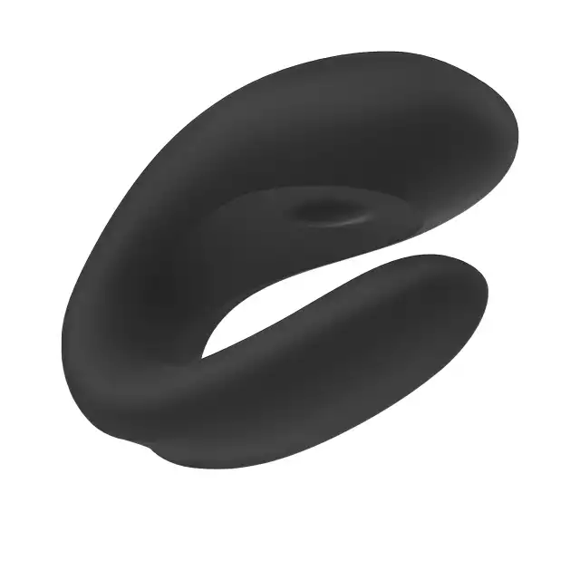 Satisfyer - Partner Vibrator. Ultra nowoczesny czarny wibrator dla par. Sterowany aplikacją. Nowość! 