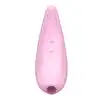 Satisfyer - Curvy 3+. Niezwykły, wibrujący stymulator z aplikacją na telefon! Wibracje w rytmie ulubionej muzyki. 