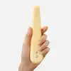 Iroha - Mikazuki Vibrator Yellow. Żółty, najwyższej jakości wibrator dla kobiet! Elastyczny, silne wibracje, delikatny w dotyku. Nieziemsko przyjemny! 