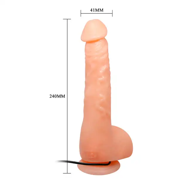Bonny - Wibrujące dildo z przyssawką. Sterowane pilotem. Najwyższej jakości materiał. 