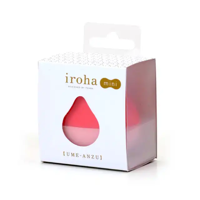Iroha - Mini Vibrator Ume Anzu. Mieszczący się w ręce mini wibrator z ultra przyjemnego silikonu. 
