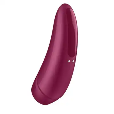 Satisfyer - Curvy 1+. Finezyjne wibracje w rytm ulubionej playlisty, przyjemna stymulacja Air-Pulse.