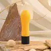 Iroha - Zen Vibrator Yuzucha. Designerski żółty wibrator z miękkiego jak pianka silikonu Soft-Touch! Ekskluzywna kolekcja. 
