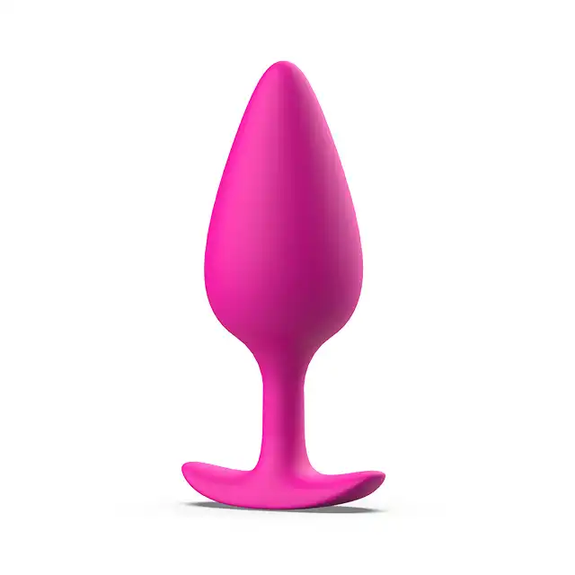 B Swish - BFilled Basic Plus Weighted Plug Massager. Uroczy różowy plug analny do masażu. 100% body safe! 