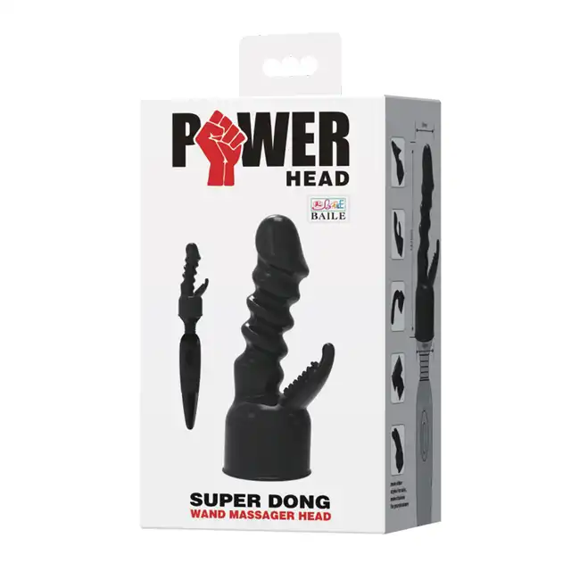 Power Head - Super Dong Wang Massager Head. Wymienna końcówka do masażera. 