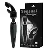 Sensual Massager - Magiczna różdżka z wymienną końcówką. Dyskretny masaż. 