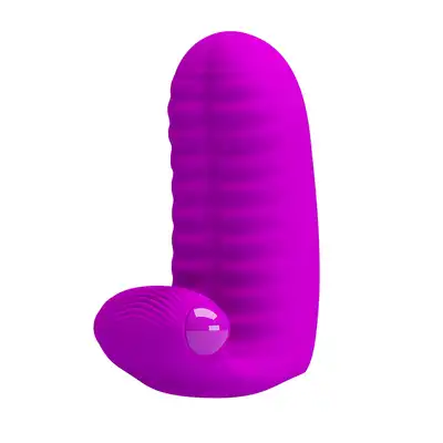 Pretty Love - Abbott. Double Finger Silicone Vibrator. Zgrabny i miękki wibrator na palec. 