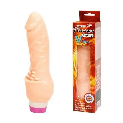 Fantasy Vibe - Multi Speed Vibrator. Realistyczny wibrator z pogrubionym końcem. Dodatkowa stymulacja podczas penetracji. 
