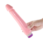 Multi Speed Flexible Vibrator - Cielisty wibrator z gładkiego silikonu. 21 cm.