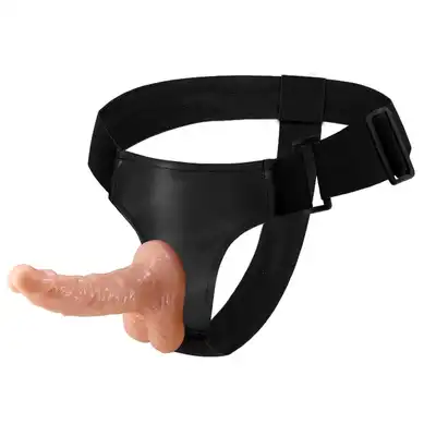 Ultra Passionate Harness - Żylasty strap-on dla niej. 