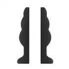 Sono - Medium Hollow Tunnel Butt Plug No.50. Czarny stymulujący plug najwyższej jakości. 