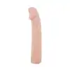 Silicone Sleeve - Nakladka na Penisa. Wydłużenie o 6 cm! Naturalny kolor, dla początkujących i zaawansowanych. 