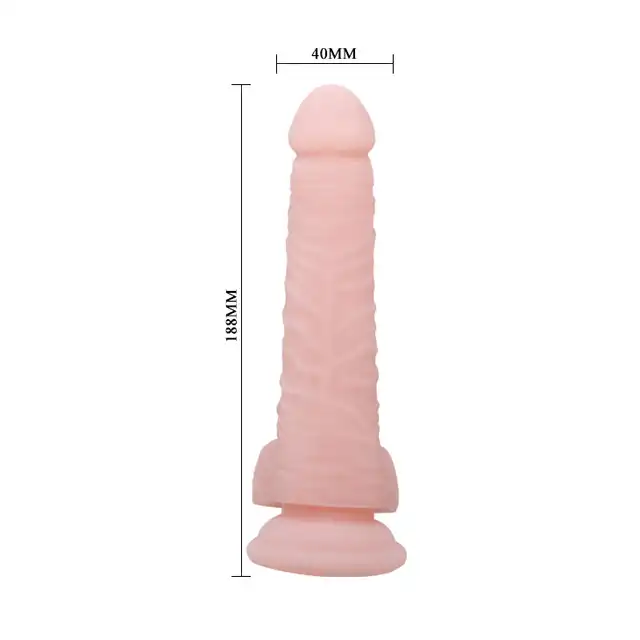 Super Dildo - Realistyczne, cieliste dildo 7.4". 